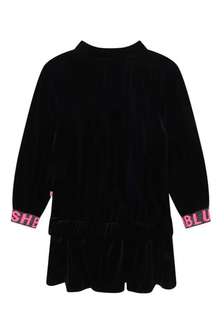 Vestido de terciopelo - Negro