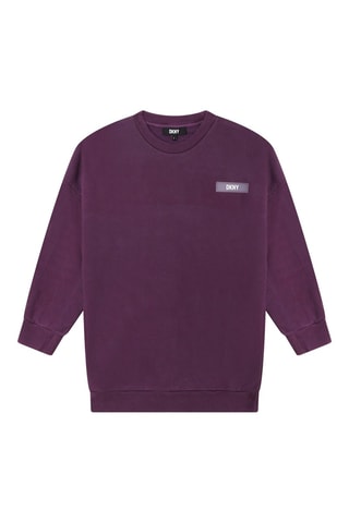 Vestido sudadera - Violeta - DKNY