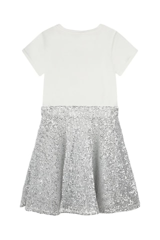 Vestido - Blanco y plateado - Michael Kors