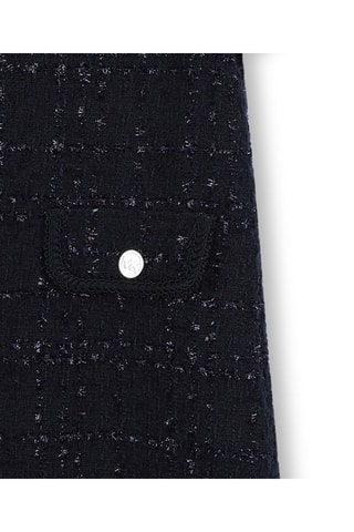 Vestido de tweed - Azul marino - Michael Kors