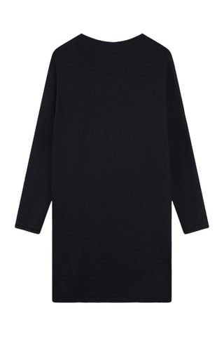 Vestido jersey de lana y cachemir - Negro - Zadig