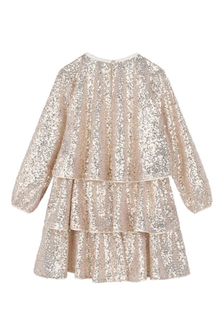 Vestido avolantado - Dorado - Billieblush