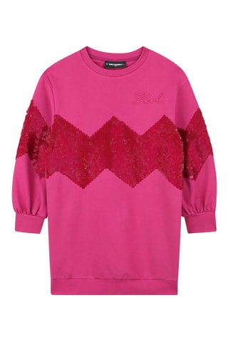 Vestido sudadera - Rosa - Karl Lagerfeld