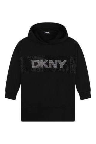 Vestido sudadera - Negro - DKNY