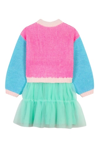 Vestido efecto doble prenda - Rosa - Billieblush
