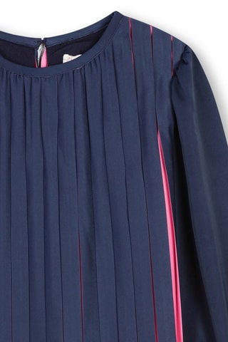 Vestido plisado - Índigo - Billieblush
