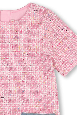 Vestido de tweed - Rosa - Billieblush