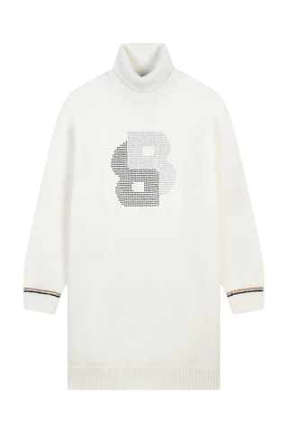 Vestido jersey - Blanco - Boss