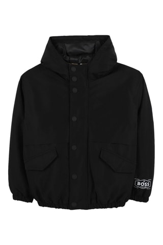 Cazadora con capucha - Negro - Boss