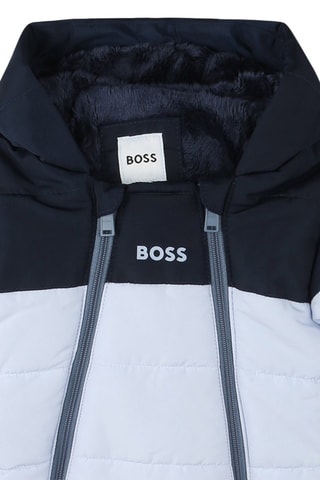Buzo con capucha - Azul grisáceo - Boss