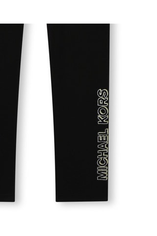 Leggings de algodón orgánico - Negro - Michael Kors