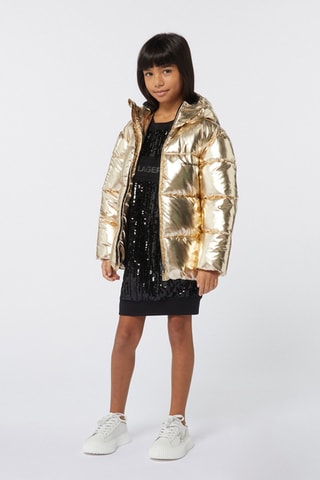 Anorak con capucha - Dorado - Karl Lagerfeld