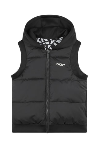 Chaleco reversible - Negro y blanco - DKNY