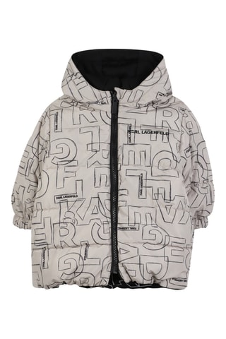 Anorak reversible con capucha - Gris - Karl Lagerfeld