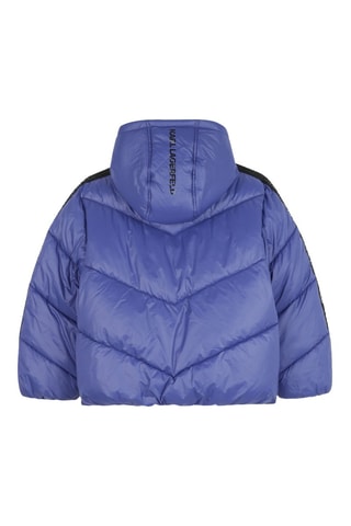 Anorak con capucha - Azul cobalto - Karl Lagerfeld