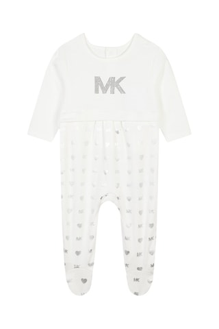 Pijama de 3 piezas de algodón orgánico - Blanco - Michael Kors