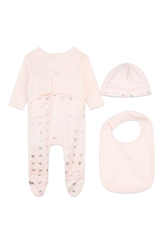 Pijama de 3 piezas de algodón orgánico - Rosa - Michael Kors