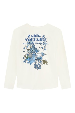 Camiseta de algodón orgánico - Blanco - Zadig