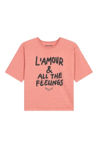 Camiseta de algodón orgánico - Salmón - Zadig