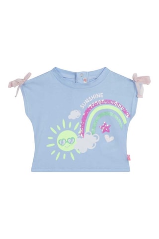 Camiseta - Azul claro - Billieblush