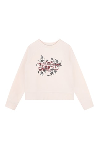 Sudadera de algodón orgánico - Rosa claro - Zadig