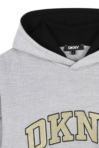 Sudadera con capucha - Gris claro - DKNY