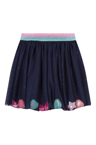 Falda de gasa - Índigo - Billieblush
