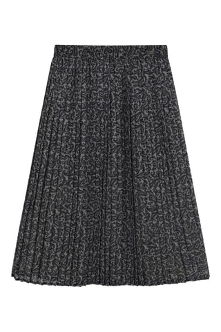 Falda plisada - Negro - Michael Kors