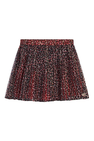 Falda plisada - Rojo - Michael Kors