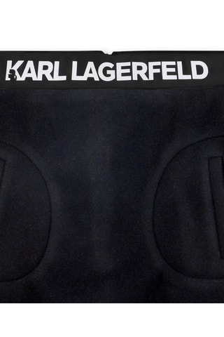 Falda de lana - Negro - Karl Lagerfeld
