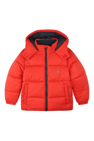 Anorak con capucha - Rojo