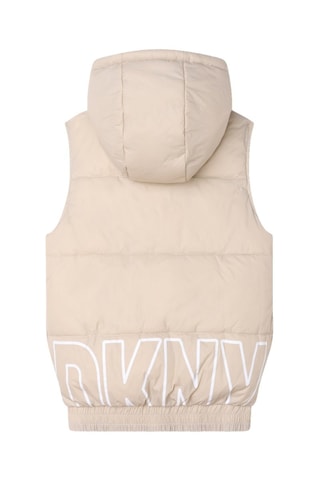 Chaleco reversible - Azul y beige - DKNY