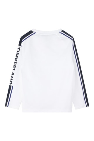 Camiseta de algodón orgánico - Negro y blanco  - Timberland