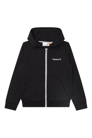 Sudadera de algodón orgánico con capucha - Negro - Timberland