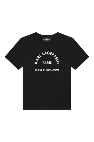 Camiseta de algodón orgánico - Negro - Karl Lagerfeld