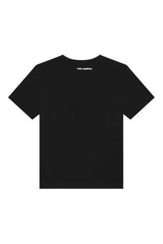 Camiseta de algodón orgánico - Negro - Karl Lagerfeld