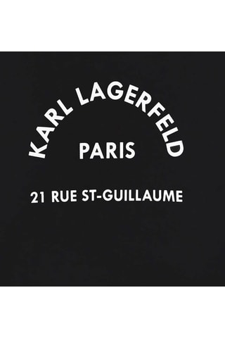 Camiseta de algodón orgánico - Negro - Karl Lagerfeld