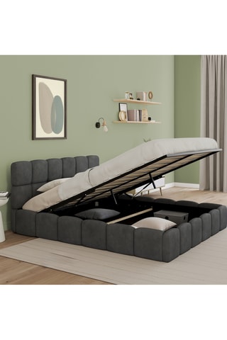 Lit-coffre avec sommier Bubble - Couchage 160 x 200 cm