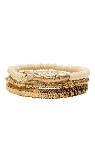 3 bracciali - Dorato
