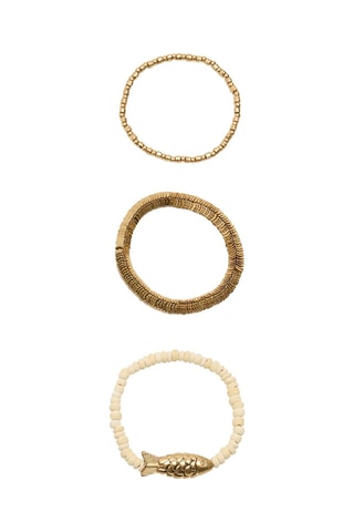 3 bracciali - Dorato