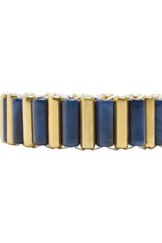 Bracciale - Dorato e blu