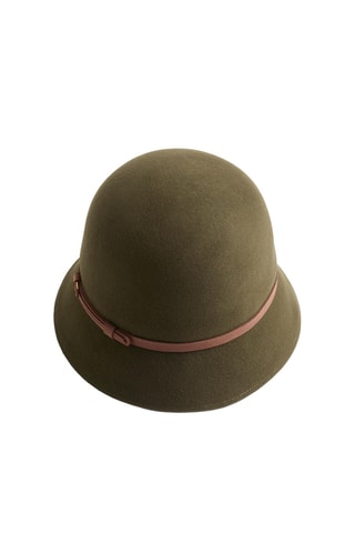 Cappello da pescatore lana - Kaki