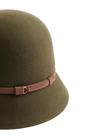 Cappello da pescatore lana - Kaki