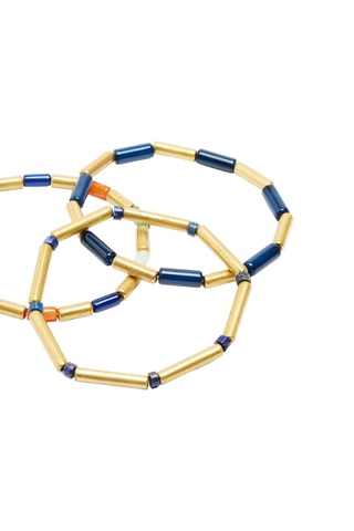 3 bracciali - Blu