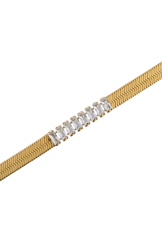Bracciale - Dorato e bianco