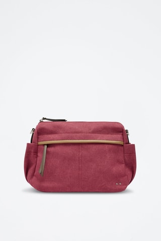 Borsa a tracolla - Rosso e marrone
