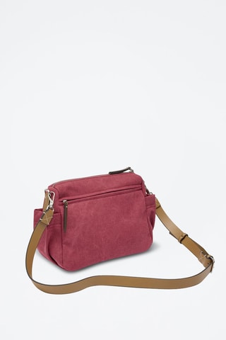 Borsa a tracolla - Rosso e marrone