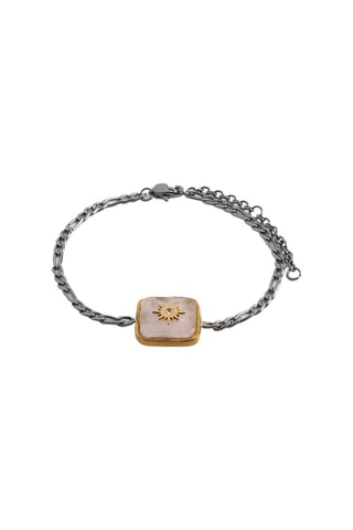 Bracciale - Grigio e rosa