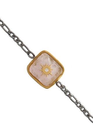 Bracciale - Grigio e rosa