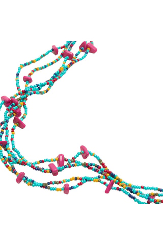 Collana - Blu e rosa